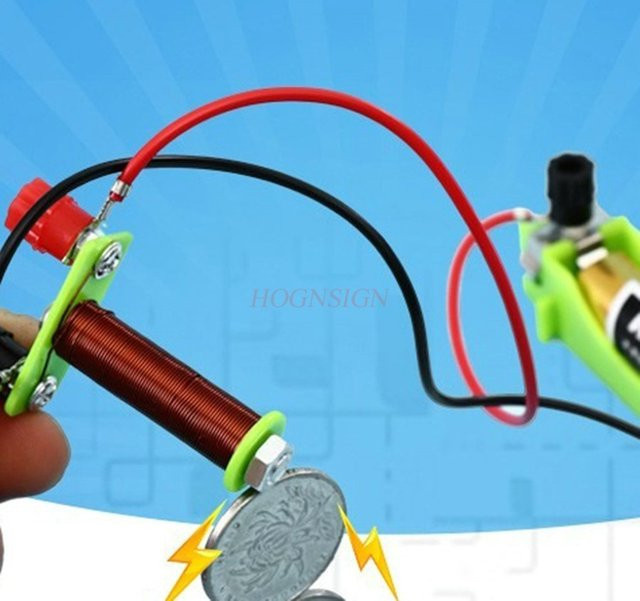 Physik-Lernsets für Kinder, DIY, elektrischer Magnet, Experiment, Wissenschaft, Bunt / Mehrfarbig - Bild 1