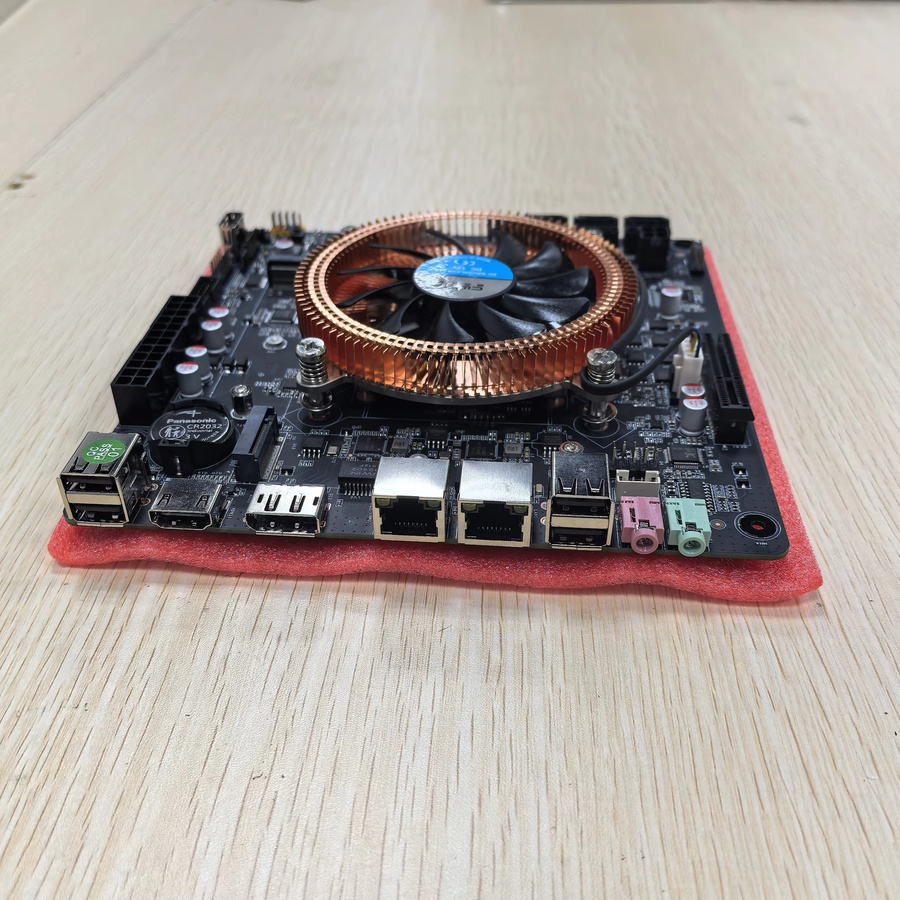 YiHESZ Mini ITX NAS-Mainboard mit Intel N100/N150, DDR4, 6x SATA3.0, Dual Intel i226 2.5G LAN und Dual M.2, Schwarz - Bild 2