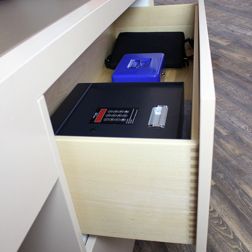 Rottner Schubladentresor Coverchest mit Elektronikschloss, anthrazit, Stahl, B: 40 cm, H: 11 cm, T: 35 cm - Bild 3