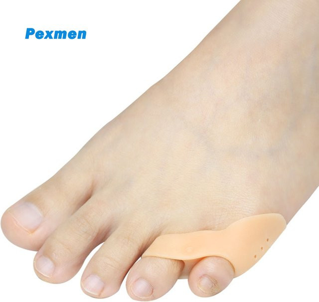 Pexmen Gel Pinky Toe Separator, 2/4 Stück, Unisex - Bild 1