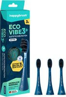 happybrush ECO VIBE Aufsteckbürsten, Aktivkohle, 3 Stück - Bild 1