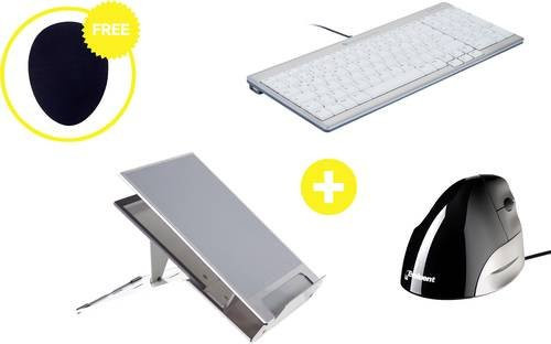 BakkerElkhuizen Homeworking Box Premium PLUS DE Home Office-Set in Siena mit höhenverstellbarem Bereich von 9 bis 21 cm - Bild 1