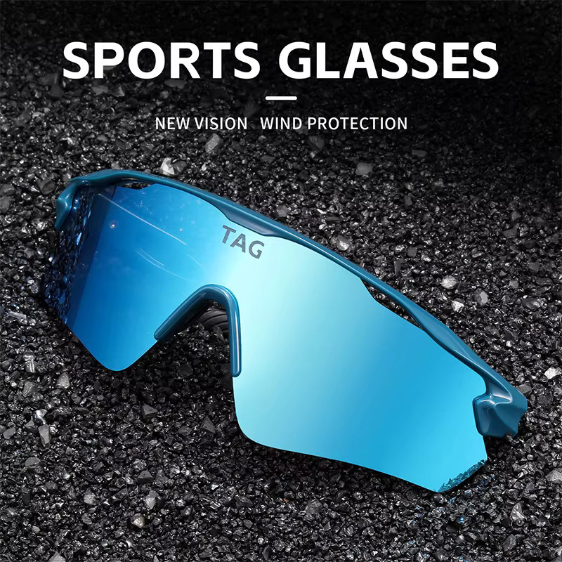 TAGHezekiah Sportsonnenbrille, Unisex, blue, wrap - Bild 2