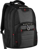 Wenger Pillar Laptop Rucksack mit Organizer für Laptops bis 16 Zoll, Schwarz/Grau, B: 38 cm, T: 25 cm, H: 48 cm - Bild 1