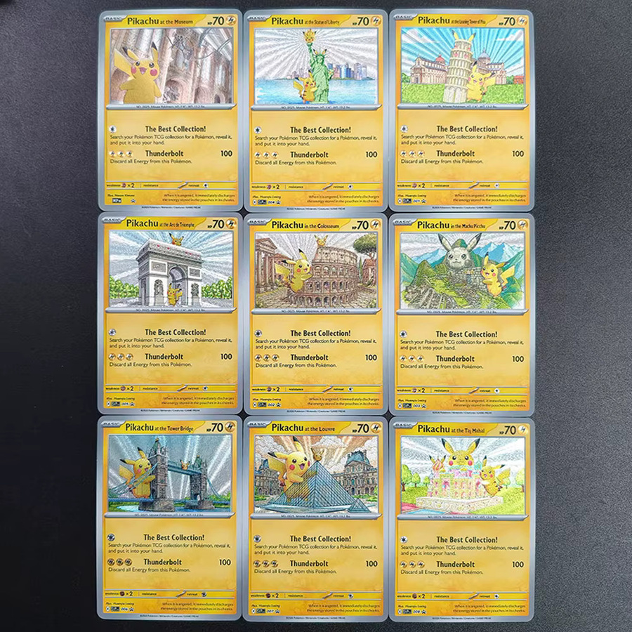 Bandai Pokémon DIY PTCG Sammelkartenspiel, Museum Louvre Kolosseum Statue - Bild 1