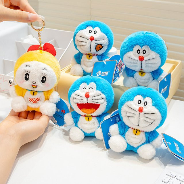 BEIKU Doraemon Dorami, Weicher Plüsch-Schlüsselanhänger, 10cm - Bild 1