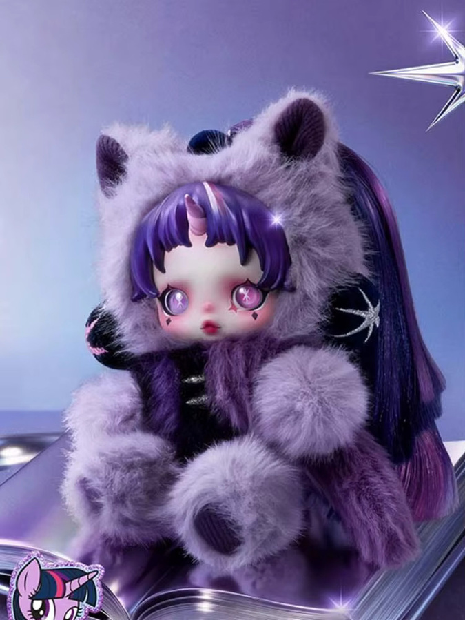 POP MART SKULLPANDA x My Little Pony, Vinyl-Puppe Anhänger, Einzelfigur - Bild 3
