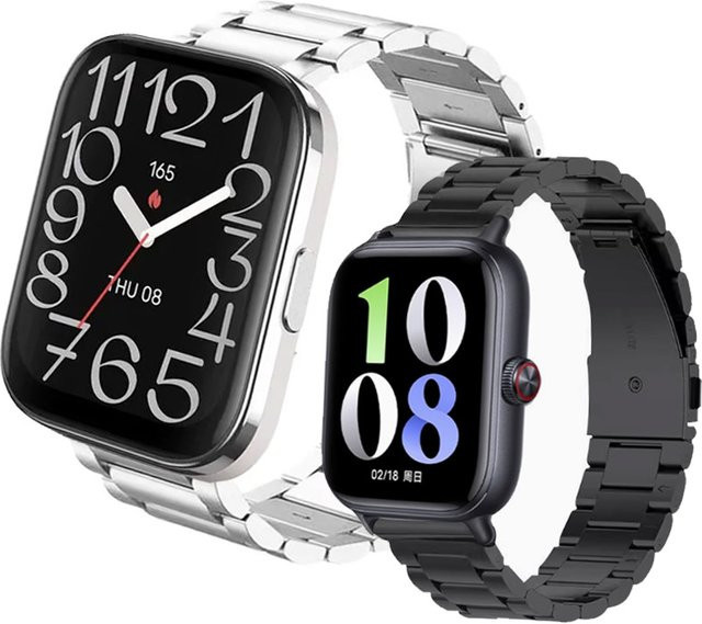 Smartwatch-Armband Edelstahl, Unisex, 20 mm, 22 mm - Bild 1