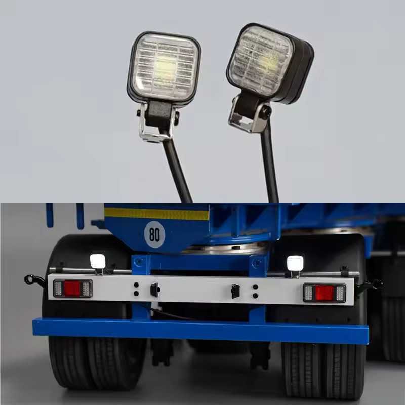 Nooxion LED-Quadratstrahler-Scheinwerferlampe, Zubehör, 1:14, Schwarz - Bild 2