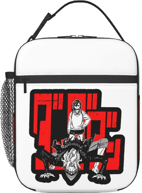 Dandadan Anime Manga Isolierte Lunchtasche von Fancy Style Studio, auslaufsicher und thermisch, Schwarz - Bild 1