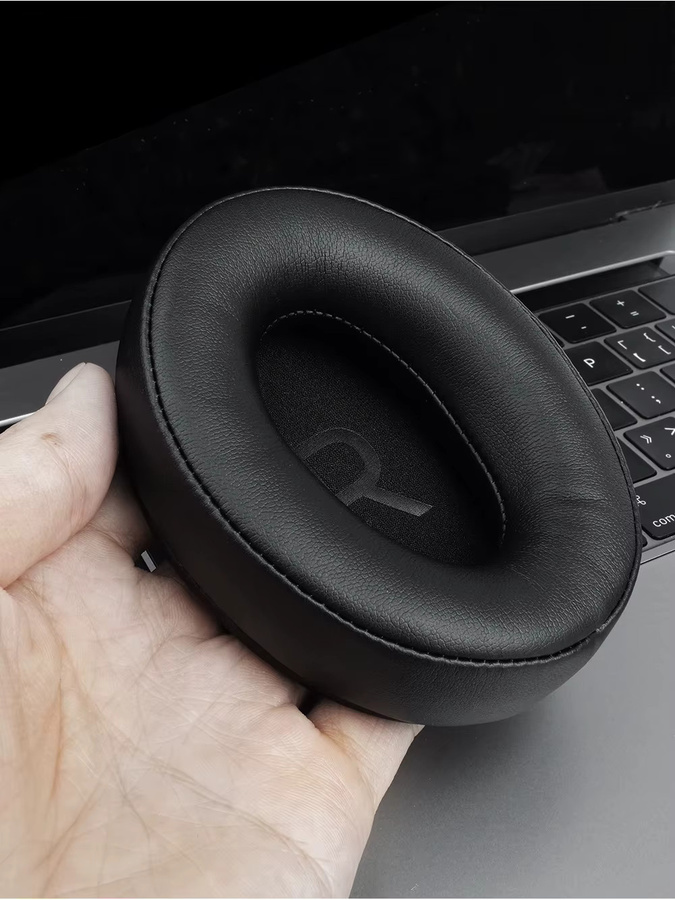 Ersatz-Ohrpolster für Soundpeats Space Pro Over-Ear Kopfhörer aus Memory-Schaum und Stoff in Schwarz - Bild 6
