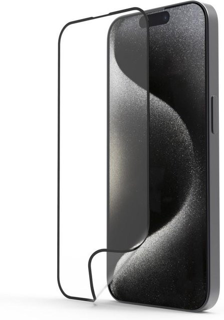 Spigen Super Hybrid Schutzglas für Apple iPhone 15 Pro, transparent mit Montagehilfe - Bild 1