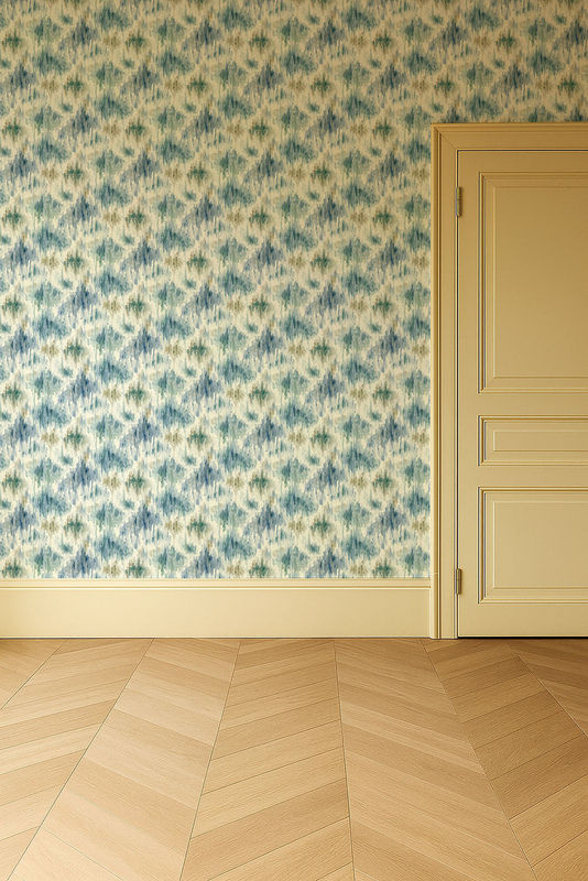 Clarke & Clarke Wallpaper Trueno Denim Blau Abstrakte Moderne Vlies Tapete - Bild 3