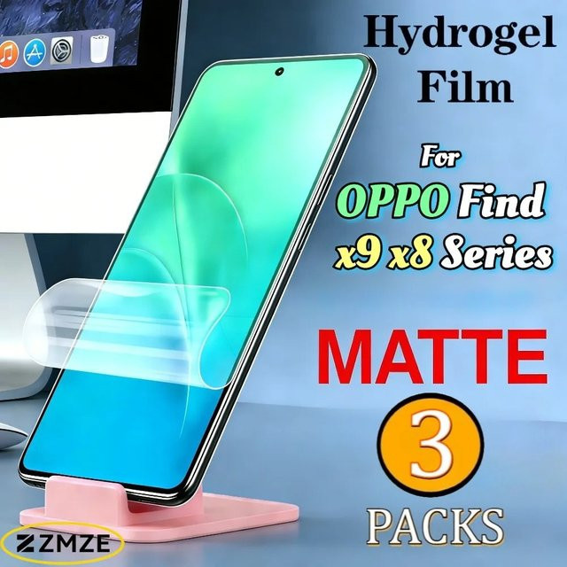 3er-Pack mattierte Hydrogel-Displayschutzfolien für OPPO Find X9 Ultra X9+ X9S Pro X8S X8S+ X8 X8 Ultra X9 X9 Pro Serie - Bild 1