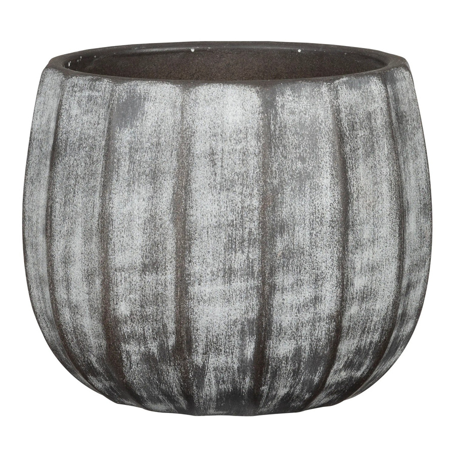 Scheurich Übertopf Runa 784 aus Keramik in Washed Grau, Durchmesser: 31 cm, Höhe: 25 cm - Bild 2