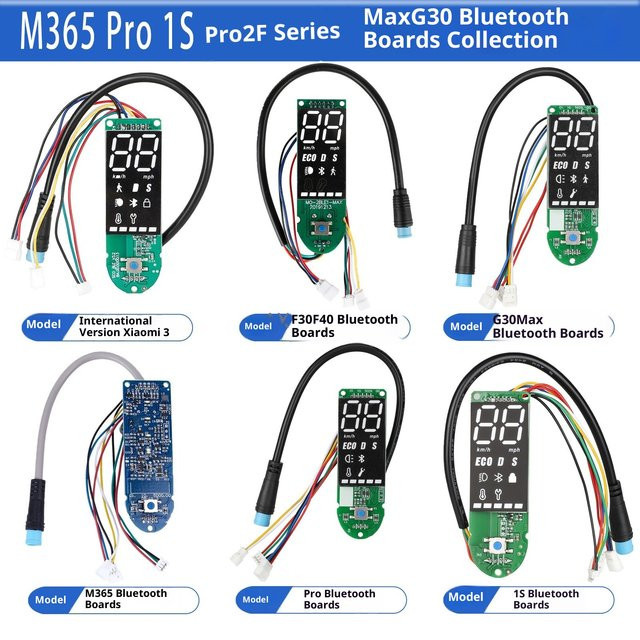 Xiaomi Armaturenbrett PCB Digitalanzeige für M365 Pro/Pro2/1S/3/4 Lite/4 Ultra/MI3/4 und Ninebot F20/F25/F30/F40/ES/G30 Max E-Scooter - Bild 1