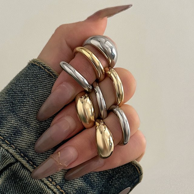 Ingemark Ringe, Vintage, Bicolor, Damen - Bild 1