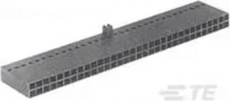 TE Connectivity Einbau-Buchsenleiste Standard 104483-2 in Schwarz aus Kunststoff - Bild 1