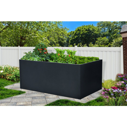 Floraworld Hochbeet Twin-Wall in Anthrazit, B/T/H: 90 x 90 x 76 cm - Bild 3