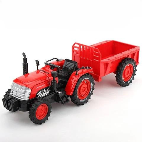 Rundkopf Landwirtschaftlicher Traktor Spielzeugmodellauto, 1:32, rot, mit Licht und Sound, ab 14 Jahren - Bild 1