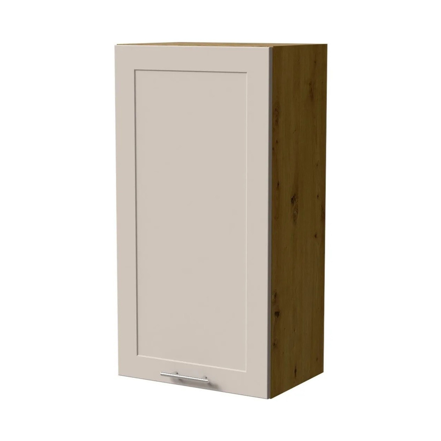 Hängeschrank Feldmann-Wohnen Oslo W4 in Eiche Artisan und Kaschmir Matt Beige B/T/H: 50 x 32,5 x 96 cm - Bild 2