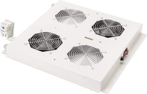 Digitus DN-19 FAN-2-N 19 Zoll 2 x Netzwerkschrank-Lüfter in Lichtgrau (RAL 7035) - Bild 1