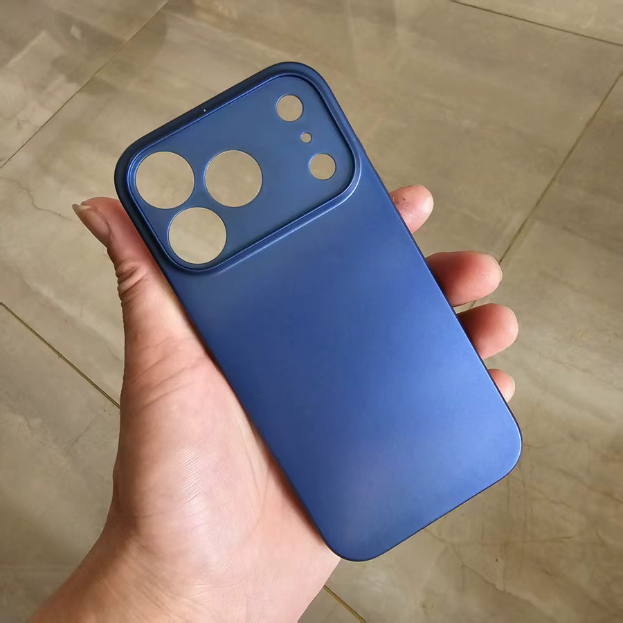 Ultradünne matte PP-Handyhülle mit feiner Lochstruktur und Augenschutz für iPhone 11 bis iPhone 17 Pro Max Plus in Weiß - Bild 2