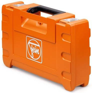 Fein Maschinenkoffer aus Kunststoff in Orange mit Einsätzen, L x B x H: 47,0 x 27,5 x 11,6 cm - Bild 1