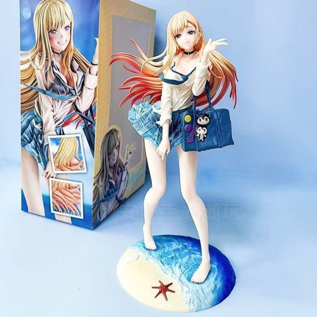 Bandai My Dress Up Darling Kitagawa Marin Beach Ver PVC-Figur, Mädchen, Kunststoff, Bunt / Mehrfarbig - Bild 1