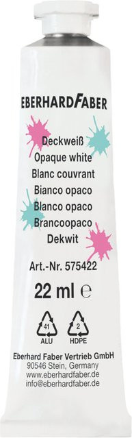 Eberhard Faber Deckweiß in der Tube, 20 ml, Weiß - Bild 1