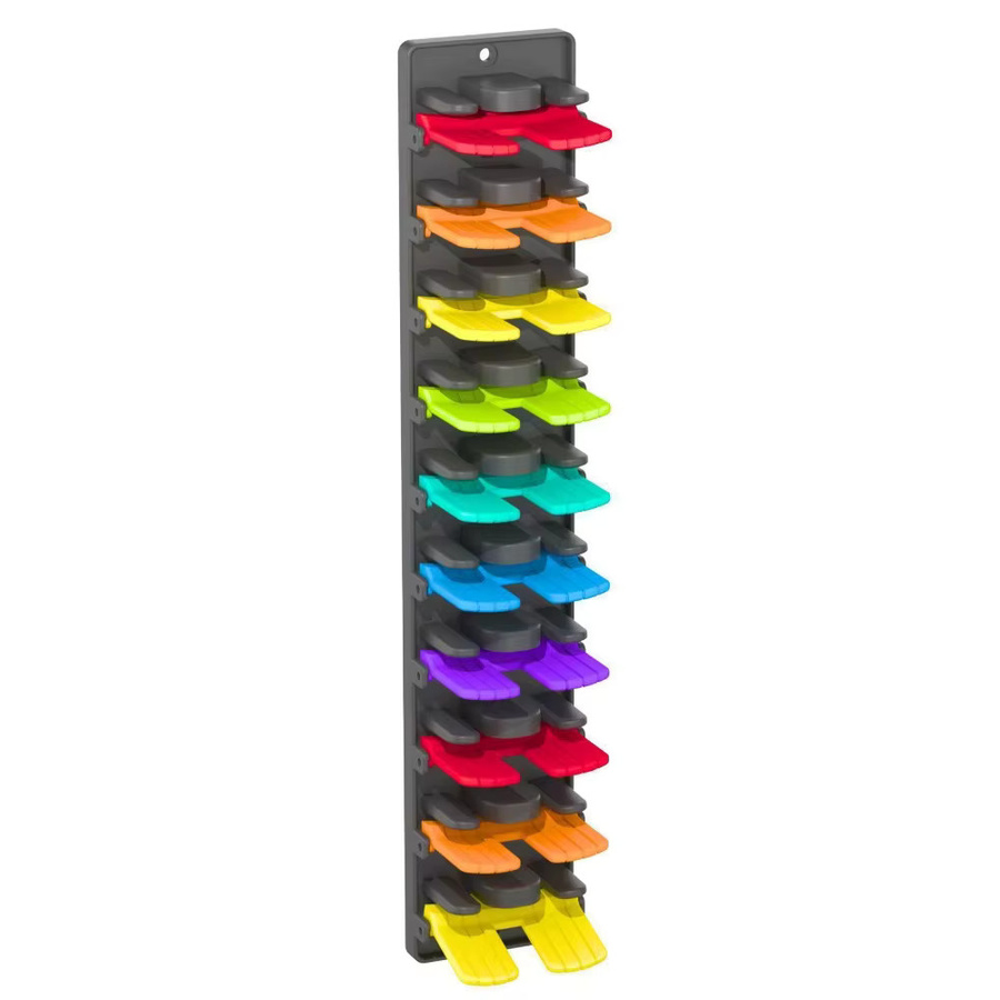 Multifunktionaler Hut-Organizer von Untior für Baseballkappen, Wand-Hutablage aus Kunststoff in Multicolour, B: 36,6 cm, H: 7,0 cm - Bild 7