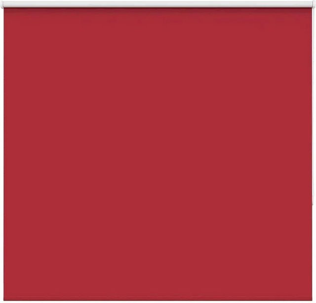vidaXL Verdunkelungsrollo aus Polyester in Rot mit thermischer Isolierung, Breite: 145 cm, Höhe: 150 cm - Bild 1
