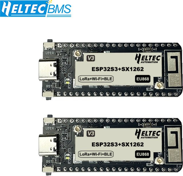 Heltec LoRa Wireless Stick Lite V3 ESP32-S3FN8+SX1262 Entwicklungsboard mit WiFi und Bluetooth in Schwarz - Bild 1