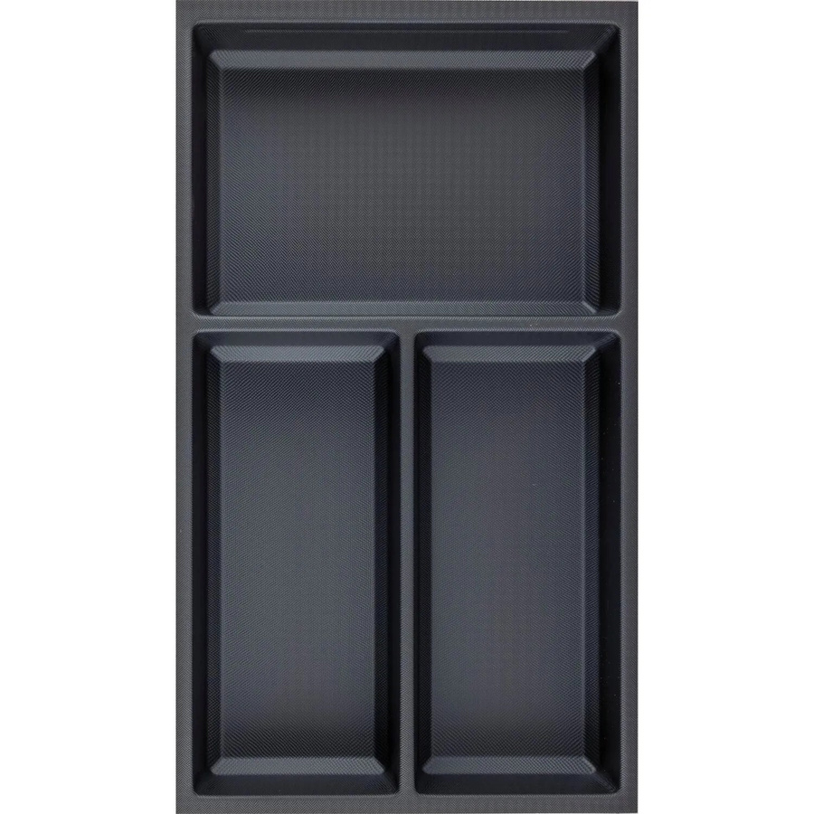 Agoform Besteckeinsatz Sky Schubladeneinsatz aus Kunststoff, Schwarz, B: 27,0 cm, H: 47,3 cm, T: 5,3 cm - Bild 2