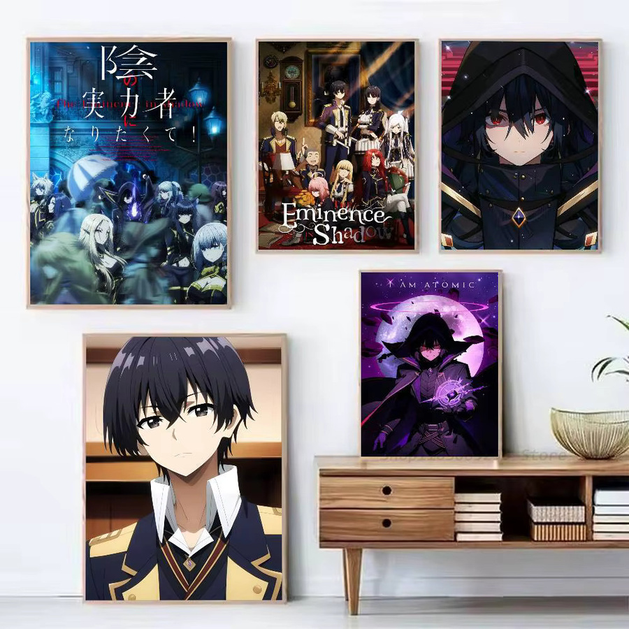 Wasserdichter Anime Poster Aufkleber The Eminence In Shadow Wandkunst für dein Wohnzimmer oder Schlafzimmer in Mehrfarbig - Bild 2