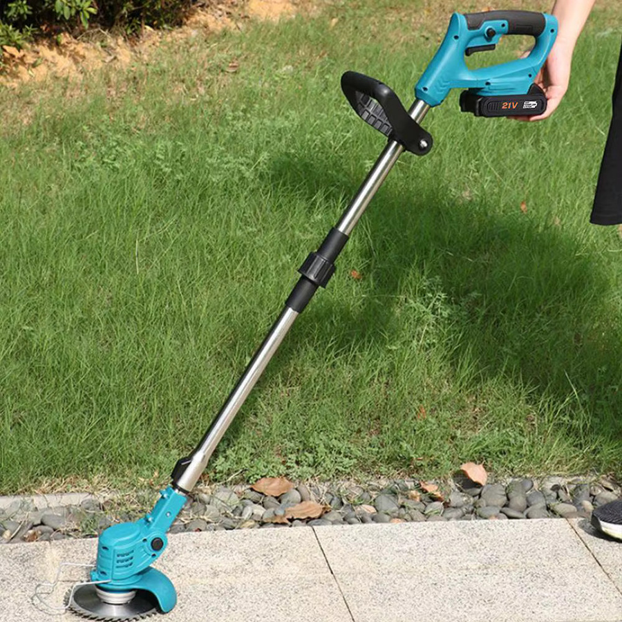 Elektrischer kabelloser Rasenmäher und Rasentrimmer für Makita LXT 18V Akku, faltbarer Handrasenmäher - Bild 3