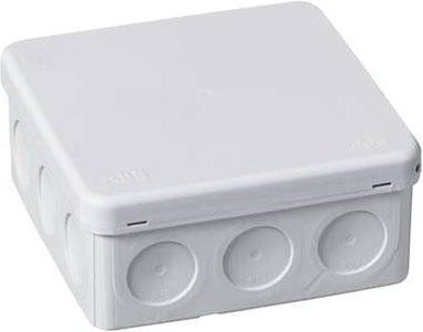 ABB 2TKA140003G1 Abzweigdose aus Kunststoff in Weiß B/T/H: 10,4 x 10,4 x 10,4 cm IP65 - Bild 1