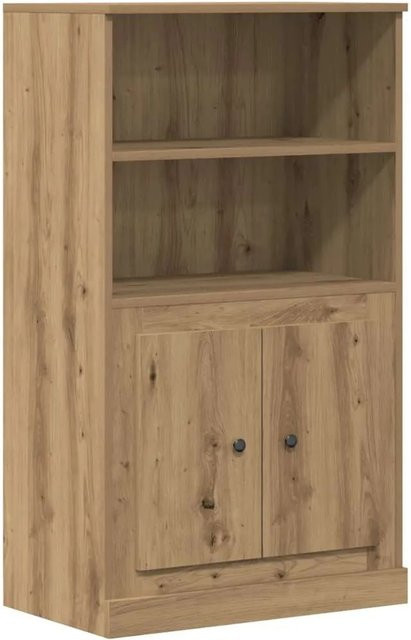 vidaXL Highboard Artisan-Eiche in Braun aus Holzwerkstoff, B/T/H: 60 x 35,5 x 103,5 cm - Bild 1