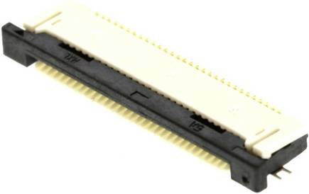 Molex FFC/FPC-Anschluss 30-polig mit 0,5 mm Rastermaß in Gold und Multicolour, 375 Stück auf Mini-Reel, 541323062 - Bild 1