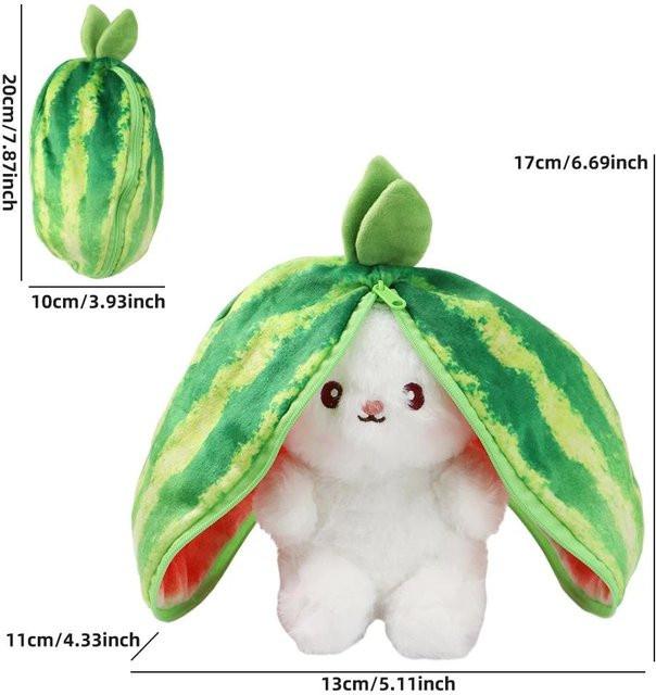 Original Hase Plüschtier, Obstkaninchen, Puppe, ab 3 Jahren - Bild 1