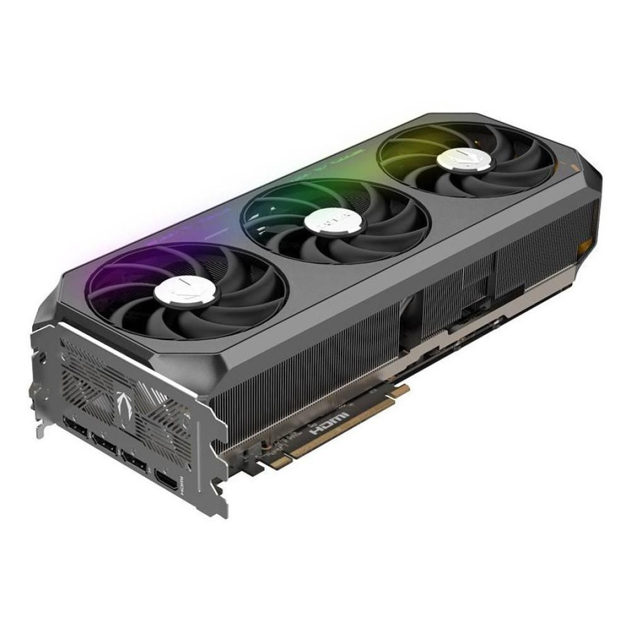 Zotac NVIDIA GeForce RTX 5080 AMP Extreme Infinity Grafikkarte mit 16GB GDDR7-RAM, PCIe x16, HDMI 2.1 und DisplayPort 2.1 in Schwarz/Transparent - Bild 3