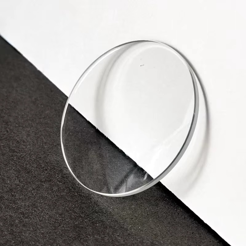 Mineral-Uhrenkristall, rund, transparent, 28–37,5 mm, 1,5 mm dick - Bild 4