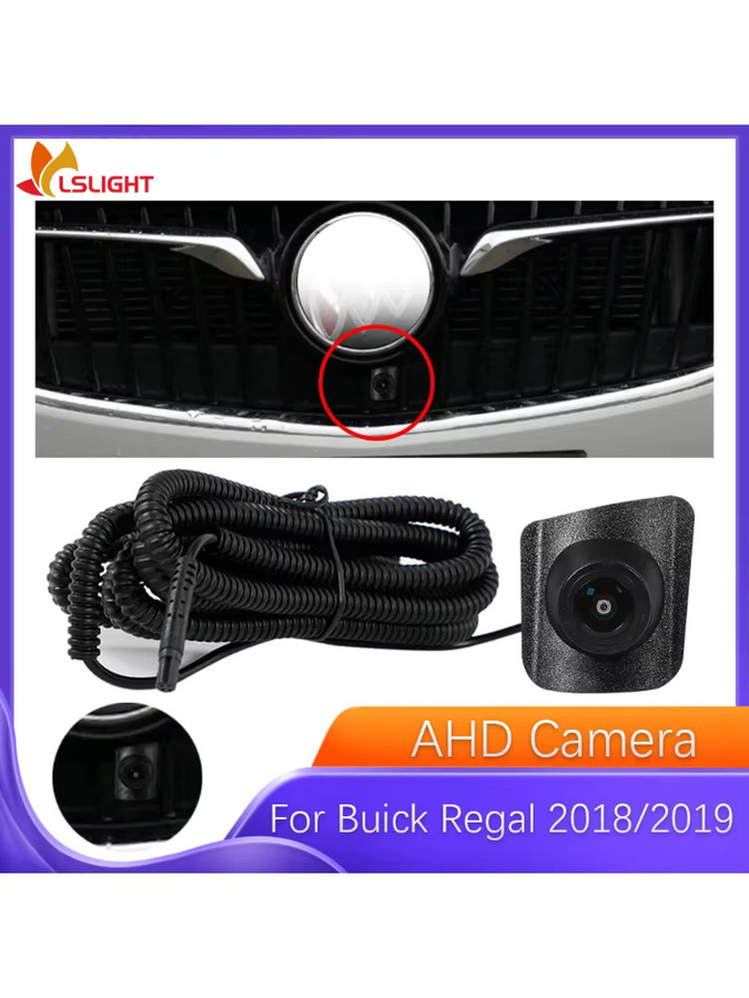 TEENRAM Auto-Frontkamera für Buick Regal 2018 2019, AHD 1080P Full HD, 150 Grad Fisheye, Nachtsicht und wasserdicht, Schwarz - Bild 6