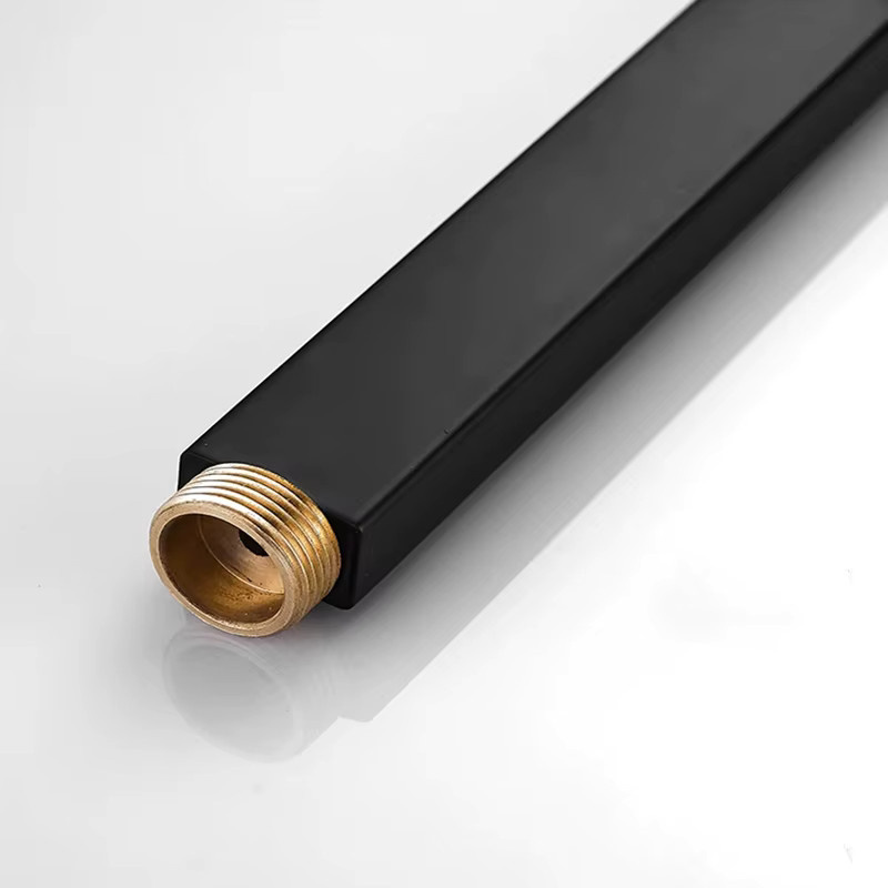 Bourdillat Verlängerungsrohr für Badezimmer-Duscharmaturen mit G3/4 Anschluss, Farbe: Chrom/Silber - Bild 4