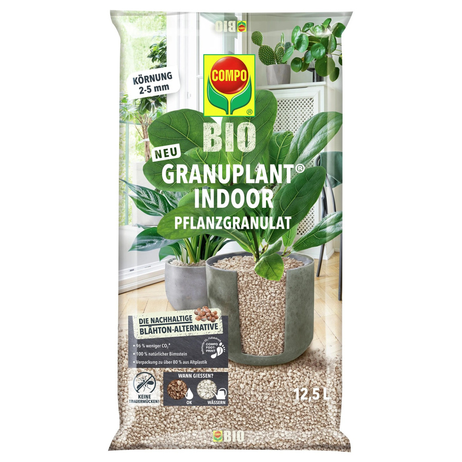 Compo Granuplant Bio-Pflanzgranulat für Indoor und Balkon, 12,5 kg - Bild 2
