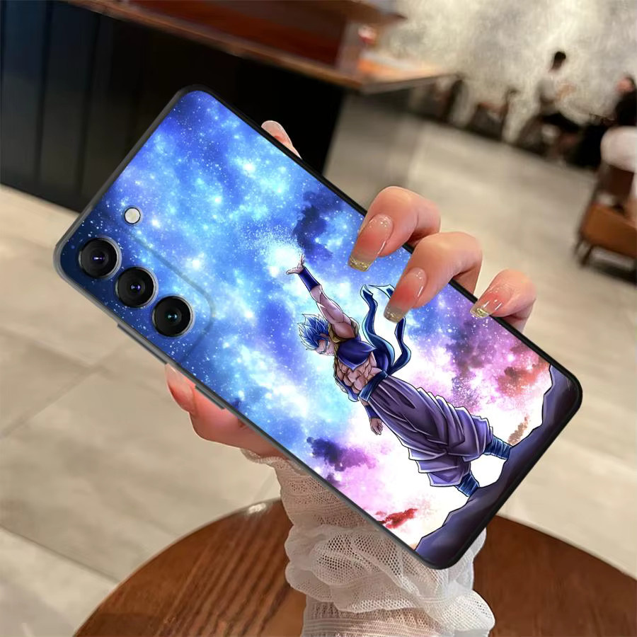 Weiche Handyhülle Dragon Ball Son für Samsung Galaxy A-Serie in Schwarz und Multicolour - Bild 3
