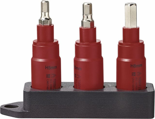 Parkside Bit-Stecknusssatz mit Ratsche 3/8 Zoll aus Stahl - Bild 1