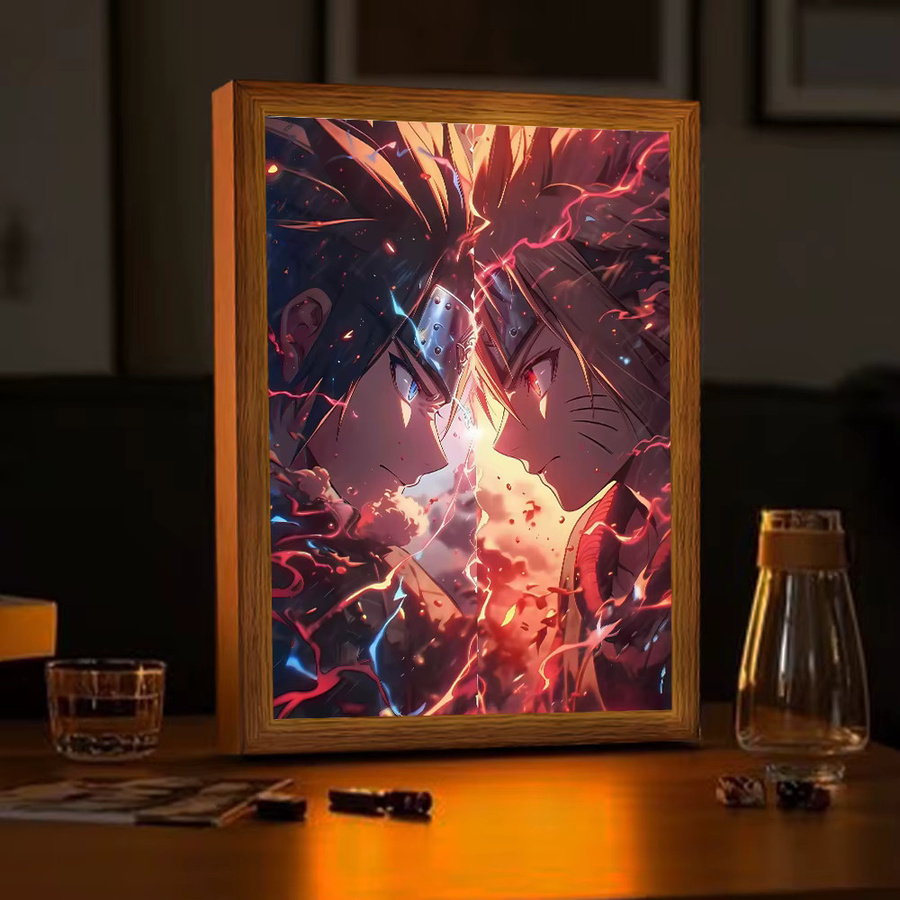 Bandai Naruto Uchiha Sasuke LED Nachtlicht zur Schlafzimmer Dekoration - Bild 1