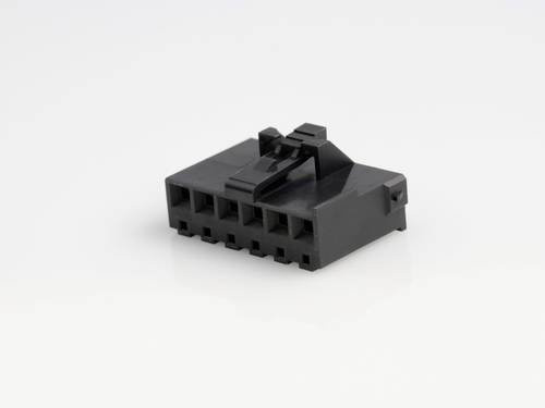 Molex Buchsengehäuse-Kabel Schwarz, 6 Polzahl, Rastermaß: 3.96 mm, Artikelnummer: 2074580006 - Bild 1
