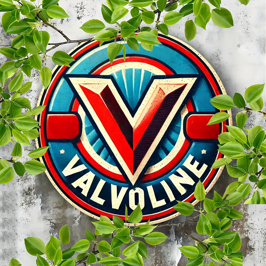 Valvoline Vintage Metallschild rund in Multicolour als Wandkunst für Zuhause, Büro oder Bar, Durchmesser: 20 cm - Bild 3